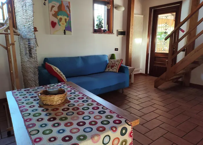 La casetta indipendente, con ampio spazio verde